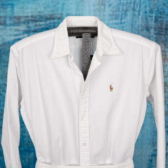 Polo Ralph Lauren Cotton Shirt Dress Womens SZ 2 Preppy Classic Heritage Capsule - Picture 2 of 6